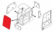Стекло лобовое верхнее (триплекс) YA00001495 HITACHI серия ZAXIS-5G